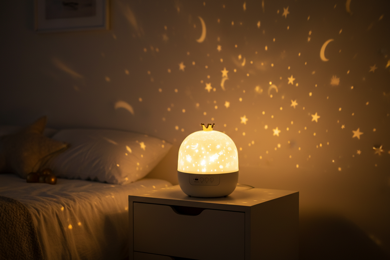 Hero Banner - Crown Star Projector Night Light