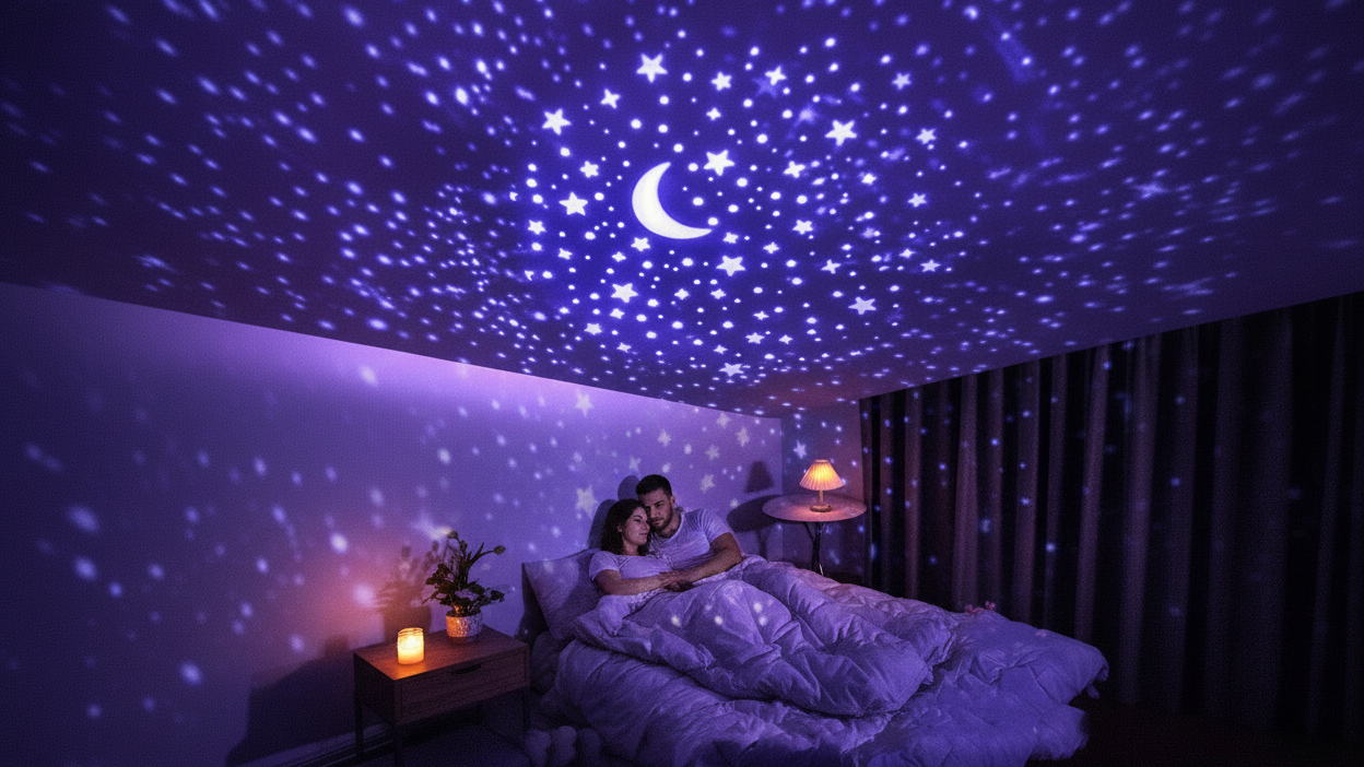 Hero Banner - Romantic Star Projector Scene